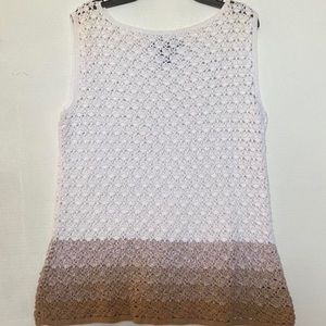 crochet ombré top